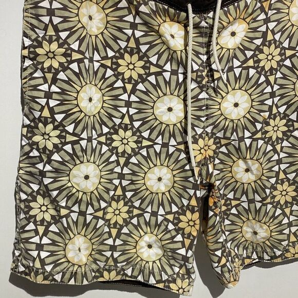 Tommy Hilfiger Men's Multicolor Floral Drawstring Mesh Lined Swim Trunk Large - Picture 2 of 12